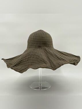 Scala Collezione Women’s Wide Brim Shapeable Sun Hat Olive Green